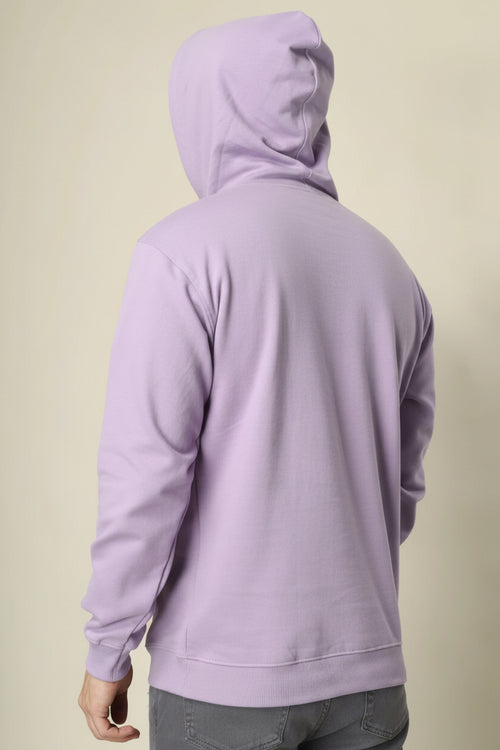 Red hoodie on a beige background